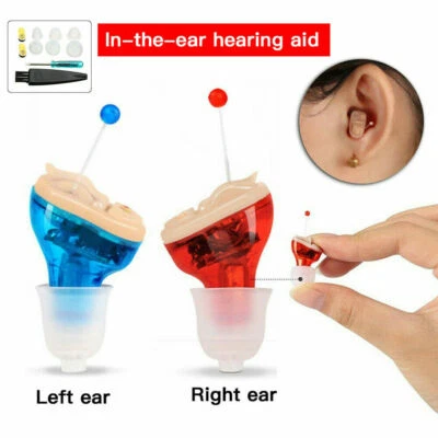 Mini in Ear Hearing Aid Invisible Digital CIC Sound Voice Amplifier Ear Aids Kit