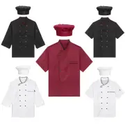 Unisex Uniform Hotel Jacket Women Shirt Adult Coat Canteen Classic Chef Tops