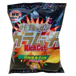 ［效期2025/3］湖池屋咔辣姆久厚切洋芋片58.5克/包-勁辣唐辛子口味