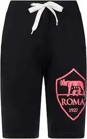 [AS Roma] Unisex Swimming Trunks Crest Pink Fluo