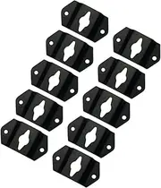 Angoily 10 Pack Iron Hanging Speaker Bracket Surround Audio Speaker Hanger Plate for Wall Mount
