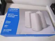 LINKSYS 3-PACK VELOP TRI-BAND WHOLE HOME WIFI 5 SYSTEM AC2200
