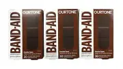 Band-Aid OUR TONE BR65 Bandages Flexible Fabric Assorted 30ct ( 3 boxes )