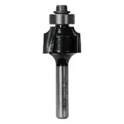 CARBITOOL Router Bit TCT Rounding Over Bit 1/8inch -Radius 1/4inch -Shank T 504 B