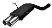 muffler for BMW E46 6 cyl sedan 328i 142kW 1998-2005 Double Tips 80mm