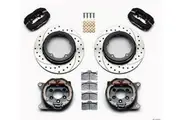 Wilwood Forged Dynapro Rear Brake Kit - 4-Piston 12.19" Suit Strange Street Floater Kit F5010 With Internal Park Brake WB140-12420-D