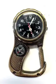 NEW FIRST HAND HEALTHCARE CLIP BELT WATCH ANTIQUE BRONZE COMPASS PARAMEDIC NURSE