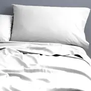 Park Avenue 500 Thread Count Natural Cotton Sheet Set White
