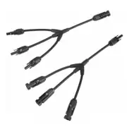 PV Solar Panel Cable 2Pcs {P2} Y type photovoltaic connector MC4 Y3 Male Female