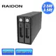 RAIDON GR3660-B31A 支援3.5吋硬碟與2.5吋SSD USB3.2 Gen2 Type-C 2bay 磁碟陣列硬碟外接盒