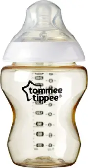 Tommee Tippee Closer to Nature PPSU Baby Bottle, Super Soft Breast-Like, Slow...