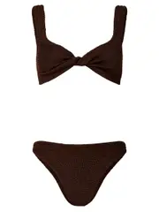 Hunza G | Juno Bikini in Chocolate Brown | The UNDONE