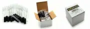 24, Clear, 10 ml Glass Roll on Perfume Bottles with 3 Dropper