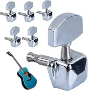 Knobs Tuning Keys - Semiclosed Guitar Tuners String Tuning Pegs Keys, Guitar String Tuning Pegs Machine, Machine Heads Guitar String Tuning Pegs, Enclosed Locking Tuners for Electric Acoustic Guitar