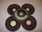 5 ASSORTED GRIT 4-1/2" ANGLE GRINDER SANDING FLAP DISC