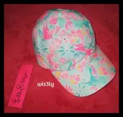 NWT Lilly Pulitzer Run Around Hat Magical Mary Unicorn Adjustable Baseball Cap