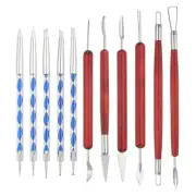11 Pcs Silicone Clay Sculpting Tool Kit, Polymer Clay Tools Set, Blue