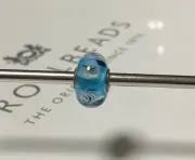 Trollbeads Unique Blue Azure Glass Bead Mini