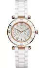 New Authentic Guess Collection Women's White Ceramic Bracelet Watch, G42004L1