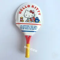 在飛比找Yahoo!奇摩拍賣優惠-[Kitty 旅遊趣] Hello Kitty 球拍造型扁梳