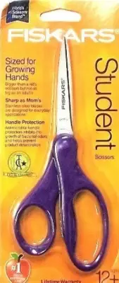 Fiskars 01-005669 7" Student Scissors Asst Colors May Vary