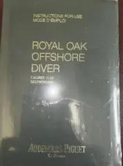 audemars piguet watch Booklet Rolyal Offshore Diver Caliber 3120 Self Winding