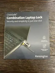 NEW Kensington ClickSafe Combination Laptop Security Lock Minor Box Damage