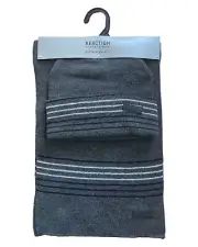 NEW Kenneth Cole Reaction Men’s Scarf Hat 2 pc Set Gray