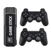 M9 4K Game Stick with Dual 2.4G Wireless Gamepad 64G Built-in 35500+ 3D Games 40+ Simulators Mini Retro Handheld Game Pl