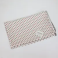 在飛比找PChome24h購物優惠-西班牙 Minicoton 純棉嬰兒專用薄毯 _白底紅點 (