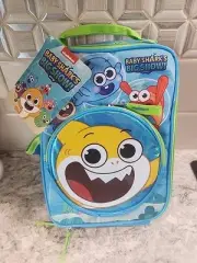 Baby Shark Big Show Insulated Lunch Box with Pocket, Blue Lunchbag