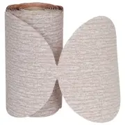 Norton 66261136368 3-1/2" A2750P No-Fil AO Paper PSA Disc Roll P400 Grit 4 pack