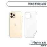 IPHONE 12系列 透明手機背膜 適用IPHONE12 PRO MAX 12 MINI 手機背貼 手機後膜