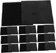SOESFOUFU 20Pcs Double Sided Heavy Duty Hook and Loop Fastener Tape for Home and Car Strong Adhesive Rug Strips Non Slip Mounting for Floor Mats and Carpet Stability