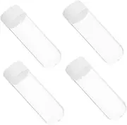 HAPINARY 4pcs Toothbrush Head Protective Sleeve Travel Toothbrush Holders Toothbrush Heads Protective Cover Travel Toothbrush Head Covers Tooth Brush Heads Case Item Storage Boxes