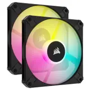 Corsair iCUE AF120 120mm RGB Slim PWM Fan (Black) [2 Pack]