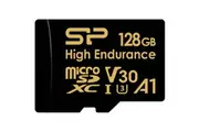 Silicon Power 128GB High Endurance 4K MicroSDXC with Adapter for 4K Videos, Car Dash Cam