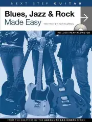 Blues Jazz & Rock Made Easy Next Step Guitar Lessons Learn to Play Book CD