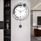 Large Wall Clock Decorative Wall Clocks with Pendulum Silent Quality Quartz Wall