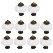 10pcs Style Door Knobs Cabinet Drawer Cupboard Dresser Pull Handle