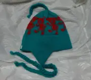 Vintage estate wool beanie ski hat Moriarty of Stowe Vermont Grateful Dead NOS