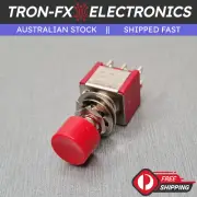 1PCS Red 6 Pin C-NO-NC DS-622 6mm Momentary Push Button Switch DPDT