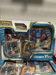 (1) Pokemon TCG Lucario Vstar Special Collection Box Brand New Sealed Fast Ship