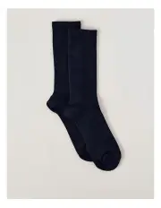[Kenji] Bamboo Boot Socks in Blue
