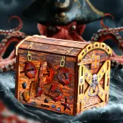Art Pirate's Treasure Chest Puzzle Box