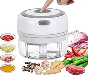 Oz Food Chopper Electric, USB Charging Portable Vegetable Kitchen Food Processor and Blender for Cutter Vegetables/Meat Grinder/Garlic Chooper/Salad Grinder,100ml