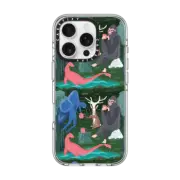iPhone 16 Pro Clear Case MagSafe Compatible When the night was dark and humans were asleep, Where did these four Cryptids secretly meet...??