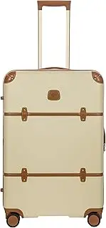 [Bric's] Bellagio Expandable Spinner Trunk - 27" Carry On Suitcase - TSA Approved Luggage - Cream, Cream, 27"