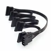Molex 4 Pin IDE 1 to 5 SATA 15 Pin HDD SSD WD Seagate Samsung Crucial Intel ASUS
