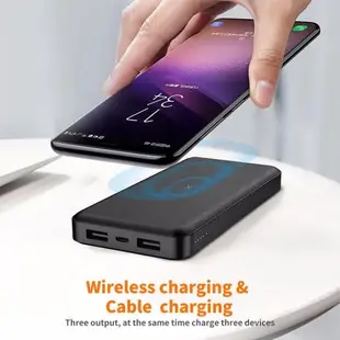 10000M Wireless Charger Power Bank For iPhone Xiaomi Huawei